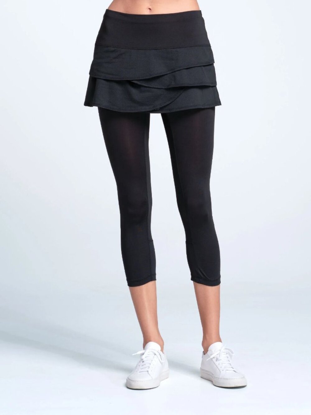 Lucky in Love Scalloped Capri - Black